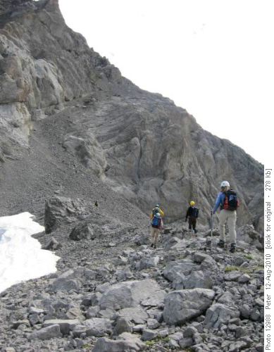 Ramp from the col