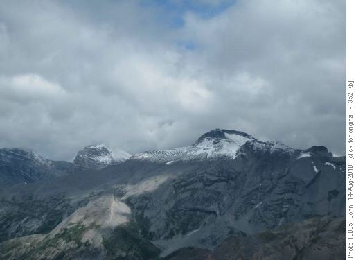 Dusting of snow on Lougheed and Sparrowhawk