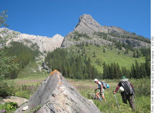 David and Adrian beginning ascent of Copper Mountain