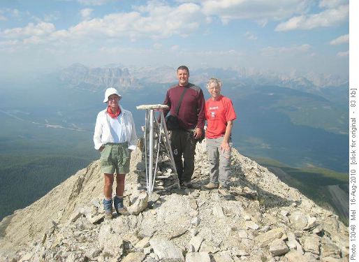 Copper Mtn Summit: {212 d mu}, {1243 ad co}, {1225 me l} with Castle Mtn behind