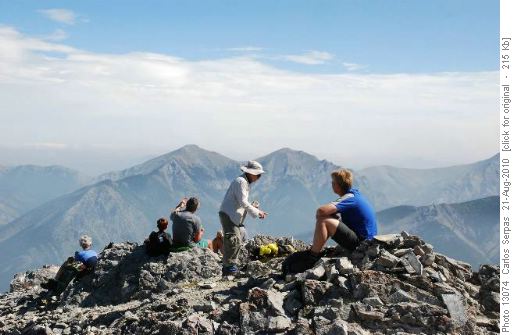 Lunch on the summit
