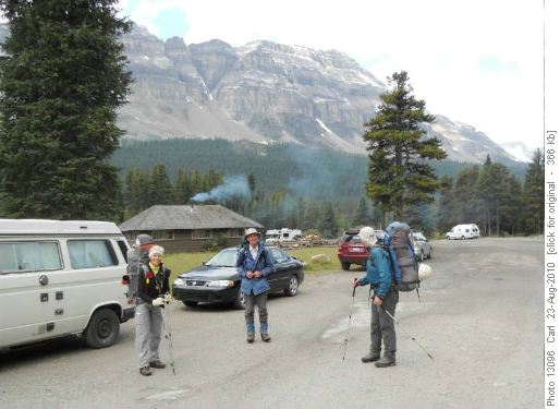 Leaving Mosquito creek trailhead