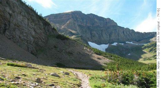 Mt Alderson from trail
