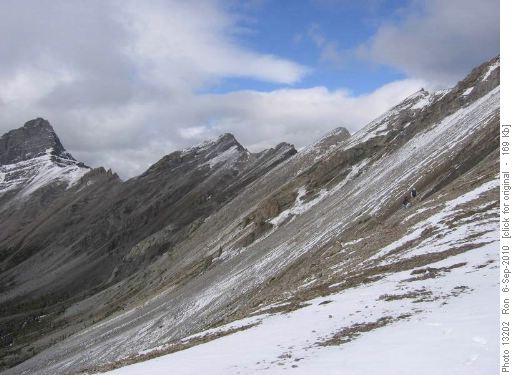 west side of North Buller Pass