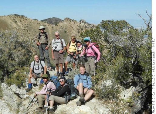 On the descent from Deseret Peak