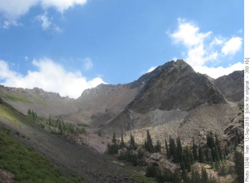 Above Lake Blanche