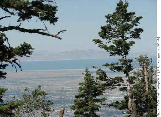 Great Salt Lake from Mt. Olympus