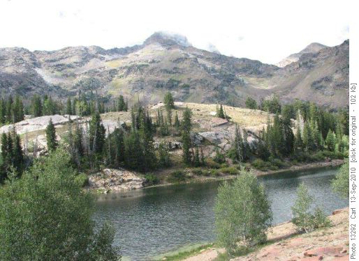 Lake Blanche and Dromedary Peak