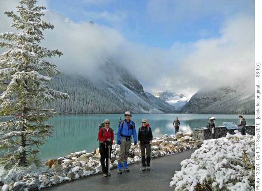 Last day of summer at Lake Louise Last day of summer at Lake Louise