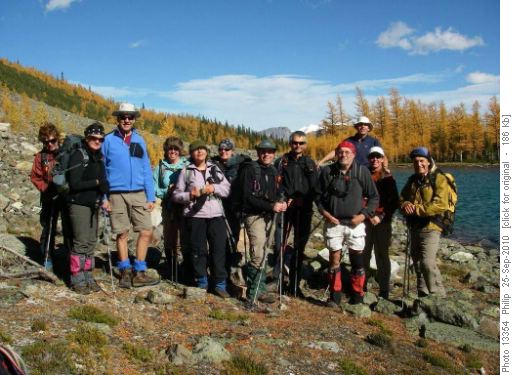 The gang at Temple Lake
