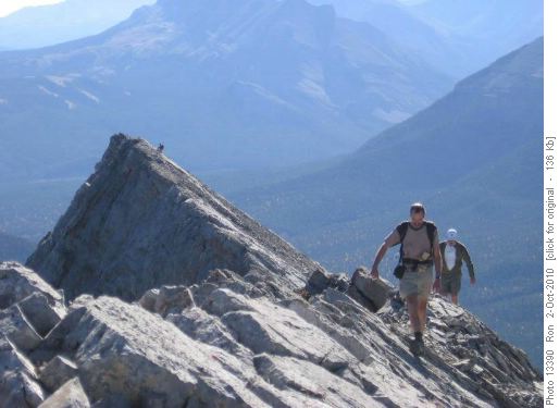 South end of Nihahi Ridge- {278 Francisco Gali} in foreground