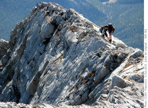 Easy does it.Nihahi ridge