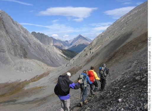 Heading back to Smuts Pass