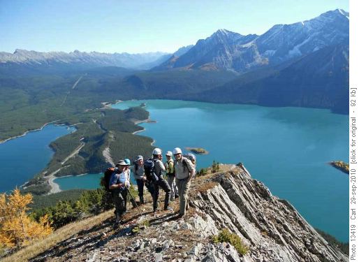 On the south ridge of Indefatigable On the south ridge of Indefatigable