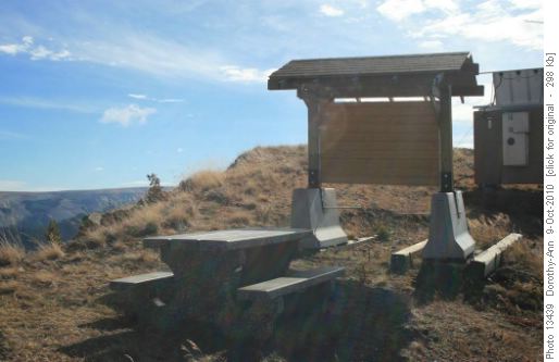 Picnic table - does this mean no more access to Heli pad for lunch?