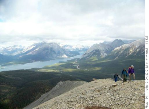 Nearing S.E. summit of Tent Horseshoe