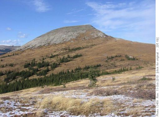 South end of Hailstone Butte's summit ridge