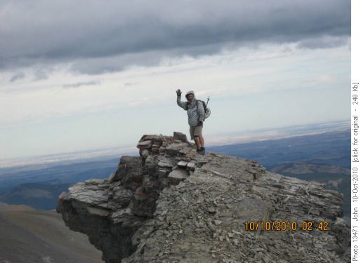 Pedro on Cougar mountain NE ridge,