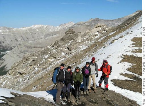 Our group at Lineham/Junction col