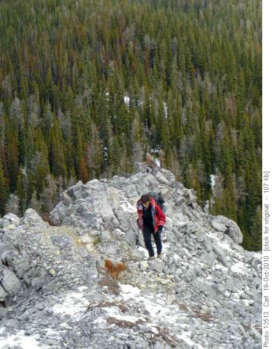 Ascent to Tent Ridge