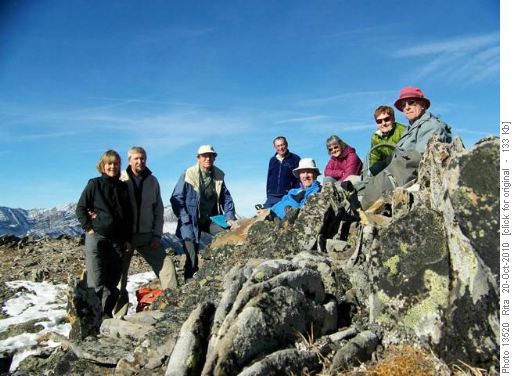 Mt Lipsett summit group