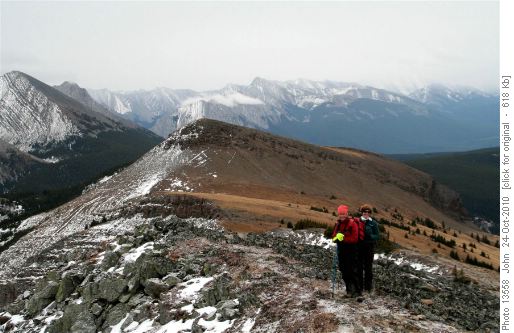 Christine & Ginger on Summit Ridge