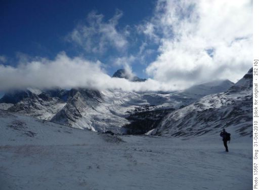 Looking south from Birdwood Pass - Sir Douglas in background