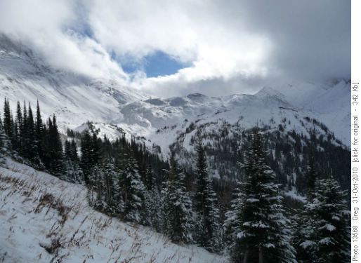 Birdwood Pass from Smuts Pass