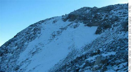 Mt Holy Cross: Descent from Summit