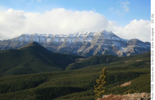 Bluerock with Mt. Ware in front