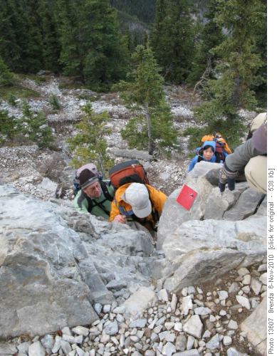 {148 kar boe} coming up the first scramble section