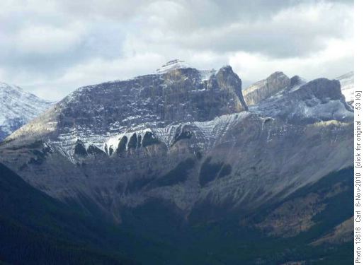 Snow and weather on Rimwall (our original destination)