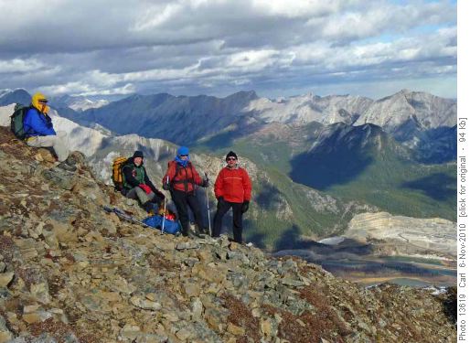 On the west peak of Pigeon Mtn