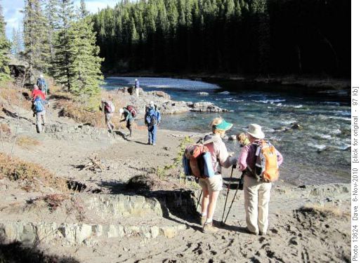 Second lunch beside Elbow River