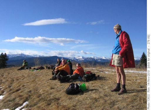 Lunch with a view on Mesa Butte