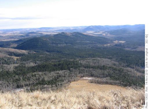 View southeast from Mesa Butte