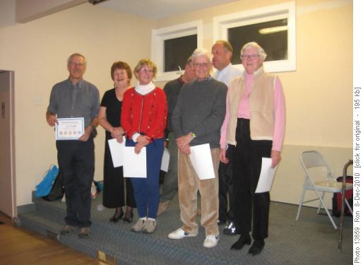 Ramies presentation: {177 Ron Hunter}, {215 Anita O}, {172 Christine Grotefeld}, {532 John Duerden} (hidden), {238 Alastair Sinclair}, {906 Carl vo} and {231 Dorothy Reimer}
