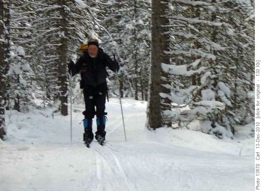 Arnold on the Fox Creek trail