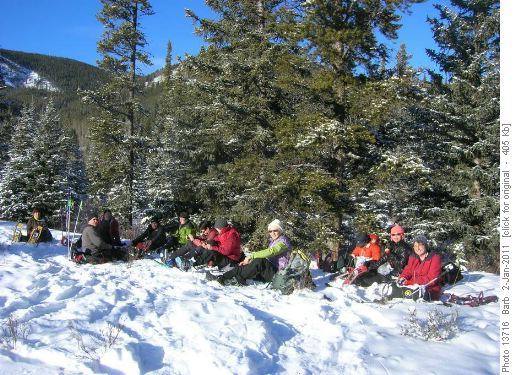 Lunch stop in the sun