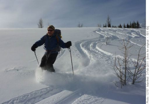 {188 Bill Leach} above Hidden Lake