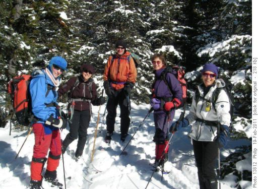 Rest stop--Christine, Shirley, Bob, Yolande, Rosanne