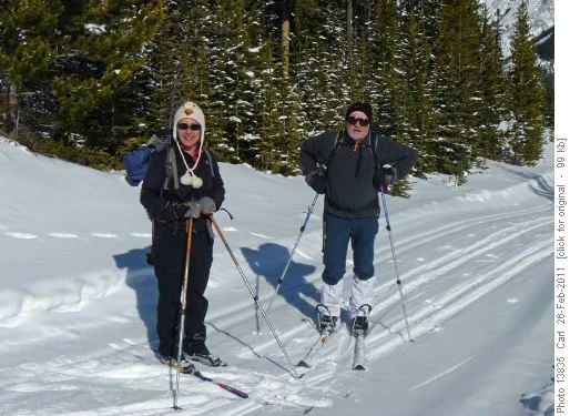 Meeting up at Skogan Loop viewpoint