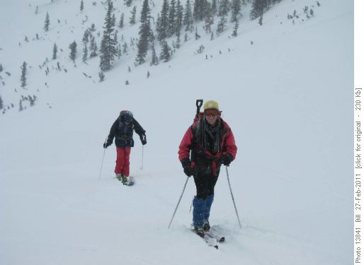Gerald and Norman on the way up