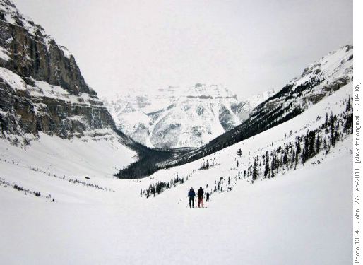 Looking west down Stanley valley