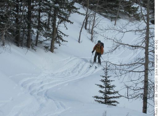 Philip on the way down