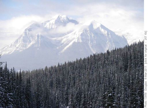 Near the top of the ski-out