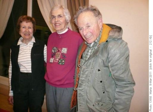 Three very active Ramblers over 80. Del, Kay and Wally.