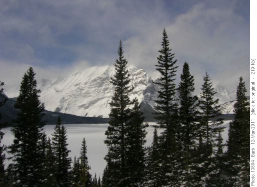 Mt. Lyautey across the lake
