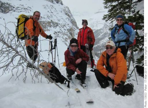 Stan, Guest Inge, Douglas, Peter, and Sheila cannot hide their smiles in anticipation of the first run Stan, Guest Inge, Douglas, Peter, and Sheila cannot hide their smiles in anticipation of the first run