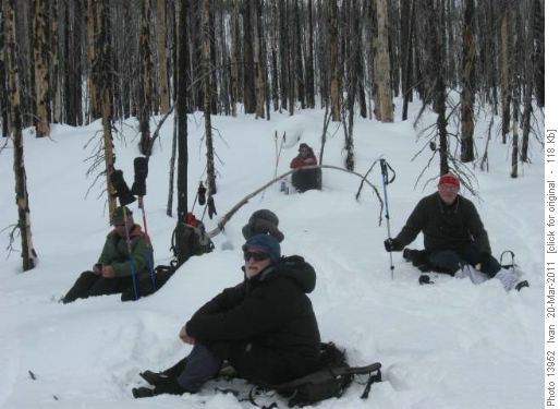 Fay Hut junction /Bernie, Greg, Denis, Ivan/